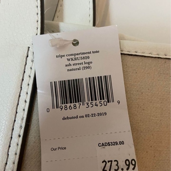 Kate Spade Ash Street Logo- NWT - Picture 2 of 4